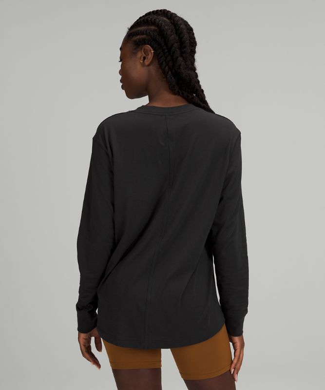 Camisa Lululemon All Yours Long Sleeve Shirt Online Only Mujer Negros | 92041-DUAK