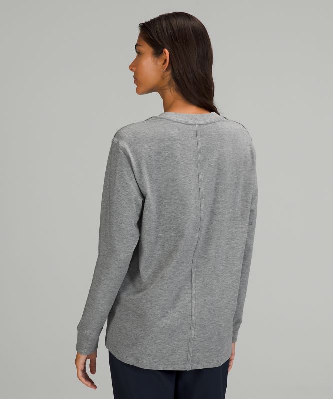 Camisa Lululemon All Yours Long Sleeve Shirt Online Only Mujer Grises | 23084-JUBW