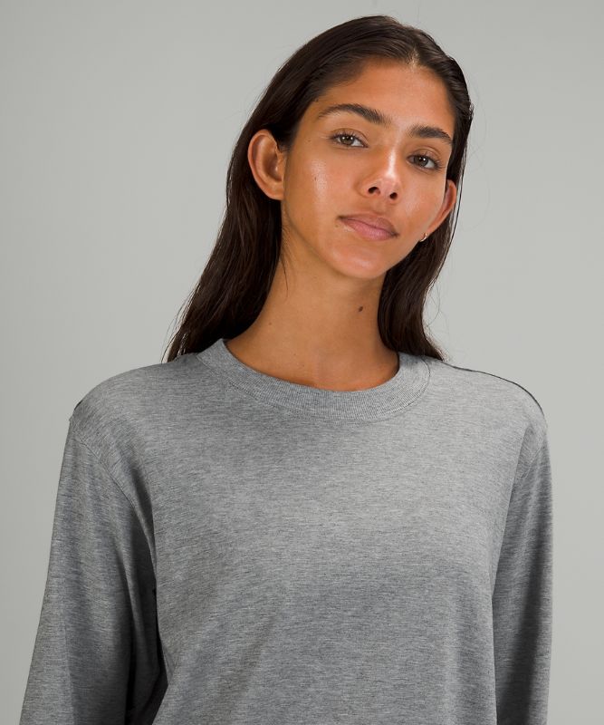 Camisa Lululemon All Yours Long Sleeve Shirt Online Only Mujer Grises | 23084-JUBW