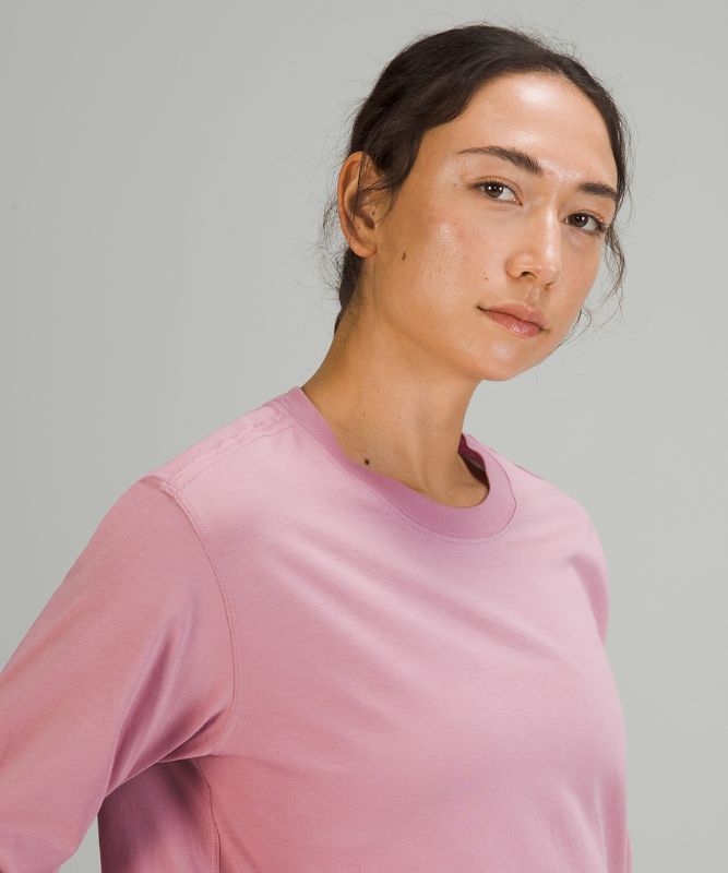 Camisa Lululemon All Yours Long Sleeve Shirt Online Only Mujer Rosas Grises Marrom | 78925-XNBO