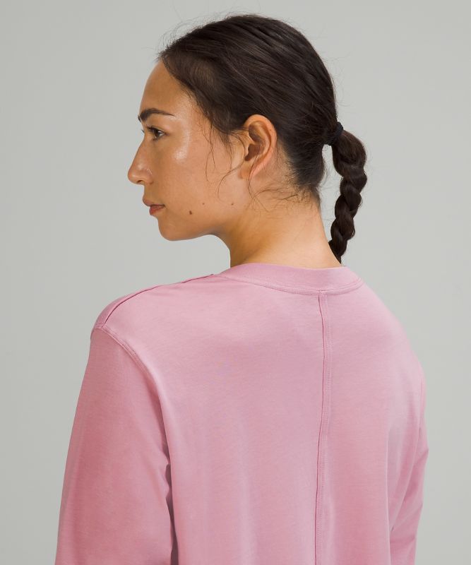 Camisa Lululemon All Yours Long Sleeve Shirt Online Only Mujer Rosas Grises Marrom | 78925-XNBO