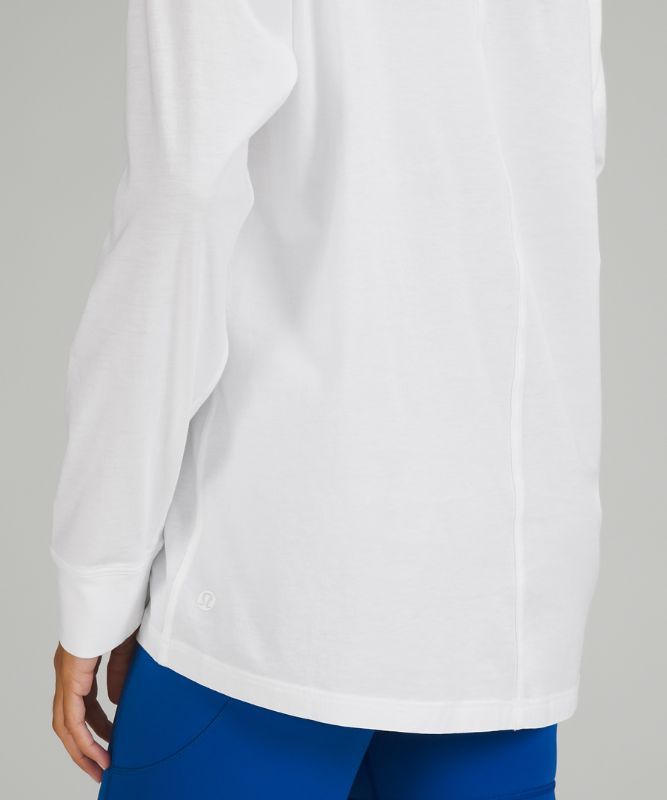 Camisa Lululemon All Yours Long Sleeve Shirt Online Only Mujer Blancos | 15269-XIVM