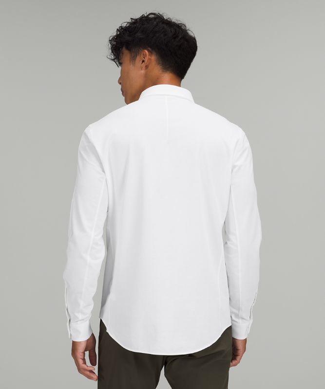 Camisa Lululemon Commission Long Sleeve Shirt Hombre Blancos | 58103-LTPQ