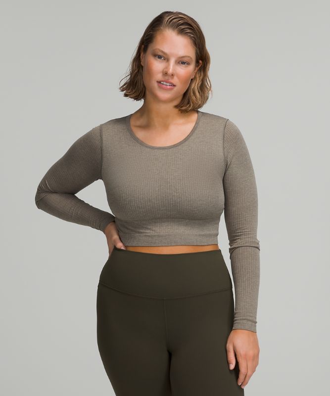 Camisa Lululemon Ebb to Street Long Sleeve Shirt Mujer Rover | 63417-TRZM