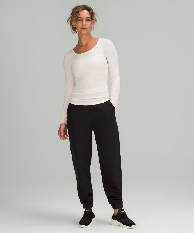 Camisa Lululemon Hold Tight Scoop Neck Long Sleeve Shirt Online Only Mujer Blancos | 57412-NJCK