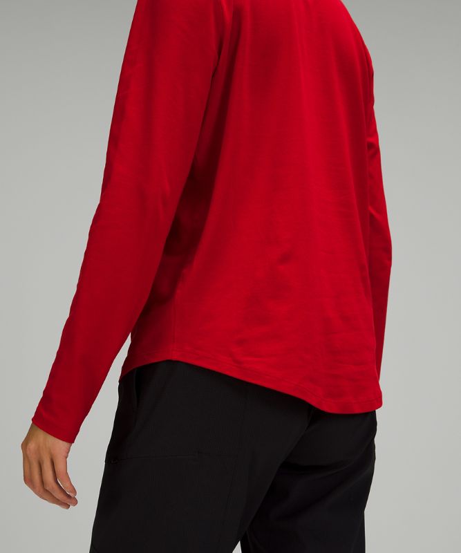 Camisa Lululemon Love Long Sleeve Shirt Mujer Rojos Oscuro | 94810-CZNE