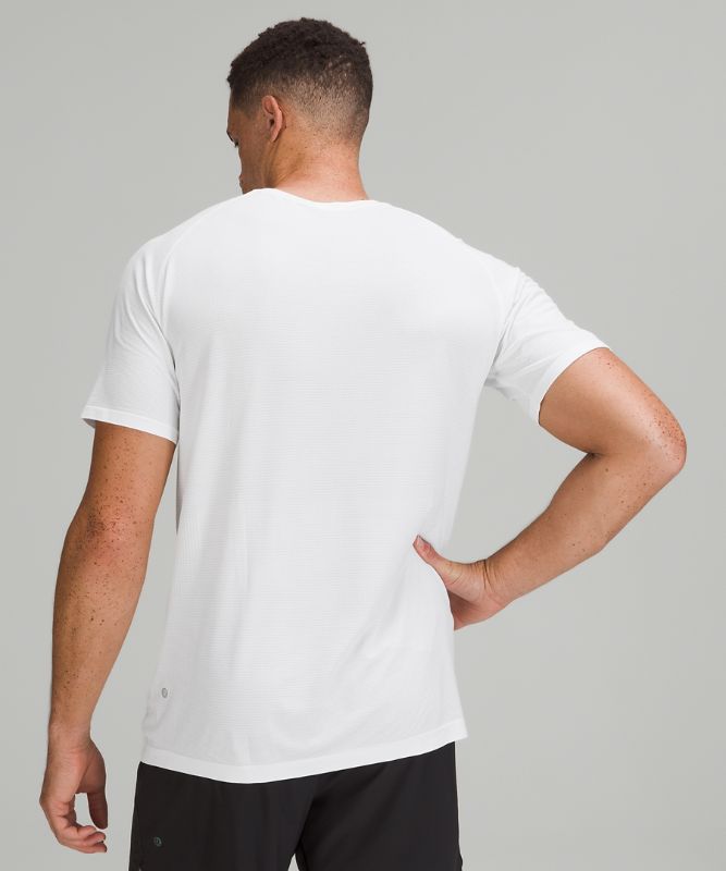 Camisa Lululemon Metal Vent Tech Short Sleeve Shirt 2.0 Hombre Blancos Blancos | 70346-IZVU