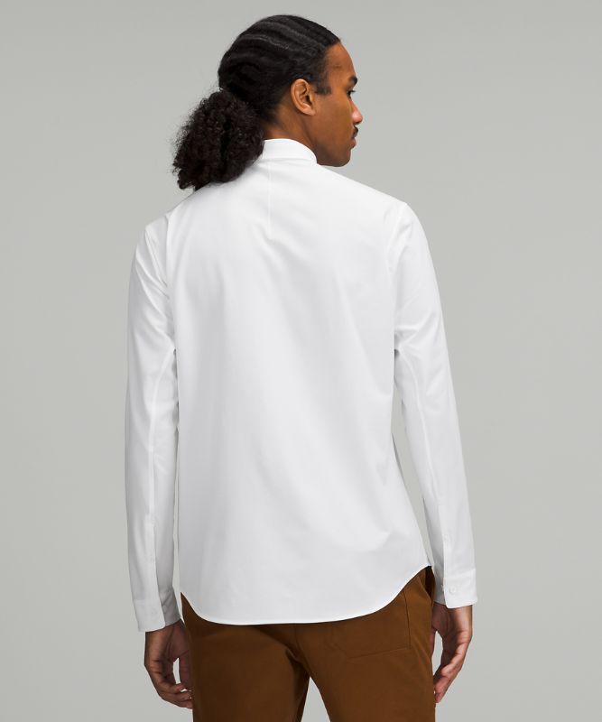 Camisa Lululemon New Venture Long Sleeve Shirt Hombre Blancos | 43861-XSDC