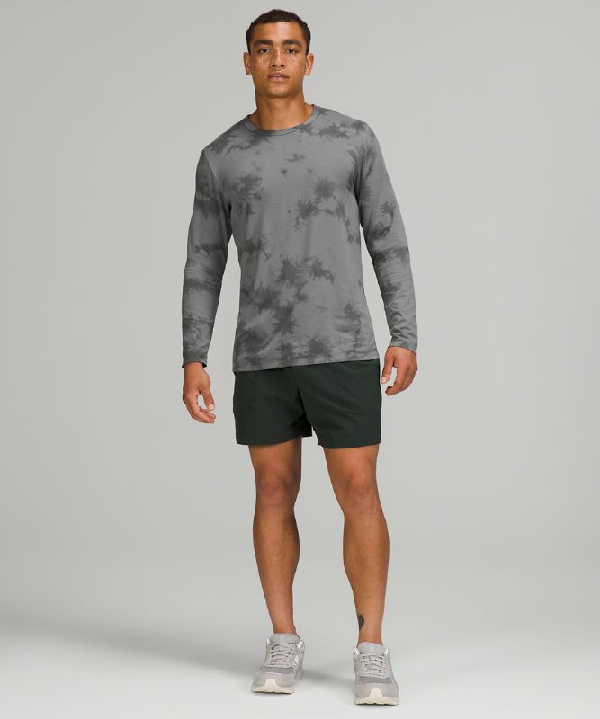 Camisa Lululemon The Fundamental Long Sleeve Shirt Hombre Grises | 48075-OPQI