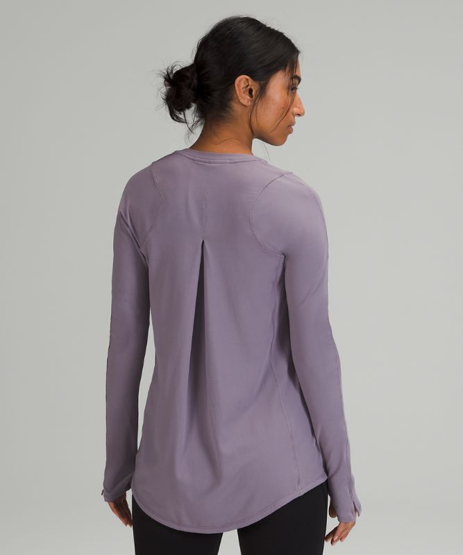 Camisa Lululemon Tuck and Flow Long Sleeve Shirt Mujer Lavanda | 29103-FSPA