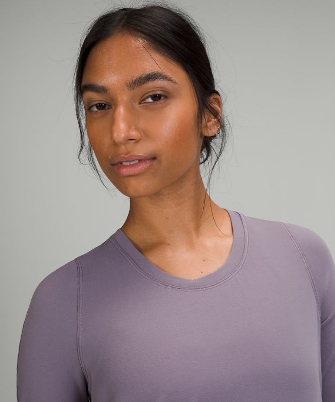 Camisa Lululemon Tuck and Flow Long Sleeve Shirt Mujer Lavanda | 29103-FSPA