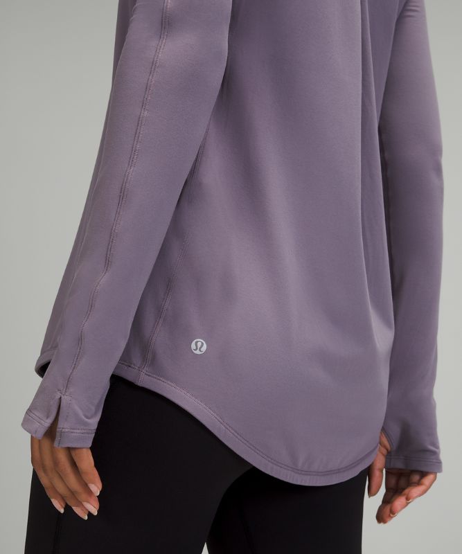 Camisa Lululemon Tuck and Flow Long Sleeve Shirt Mujer Lavanda | 29103-FSPA