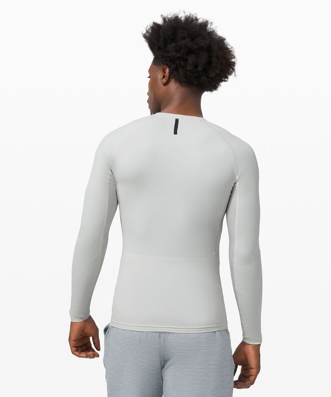 Camisa Lululemon Vital Drive Long Sleeve Shirt Hombre Vapor | 14805-LYXF