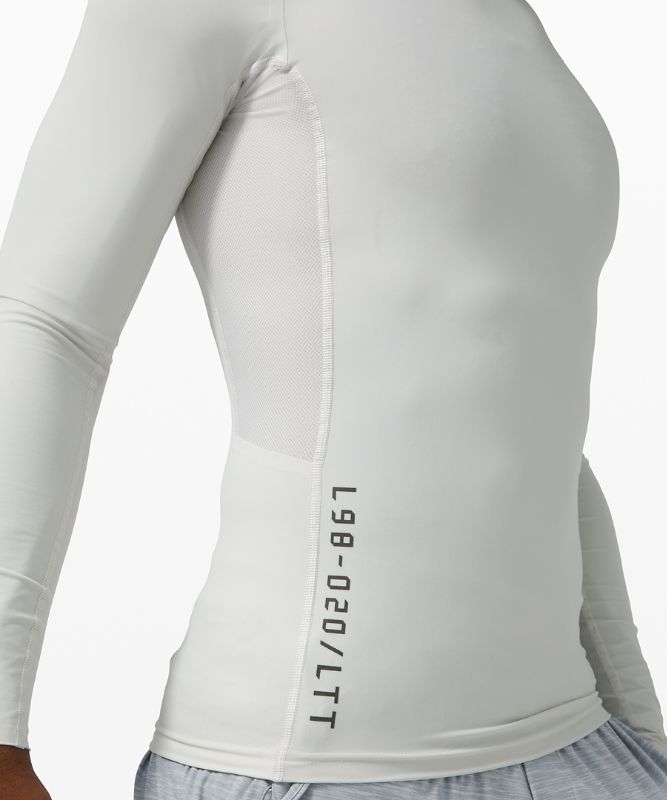 Camisa Lululemon Vital Drive Long Sleeve Shirt Hombre Vapor | 14805-LYXF