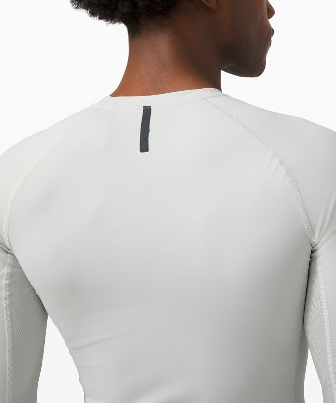 Camisa Lululemon Vital Drive Long Sleeve Shirt Hombre Vapor | 14805-LYXF