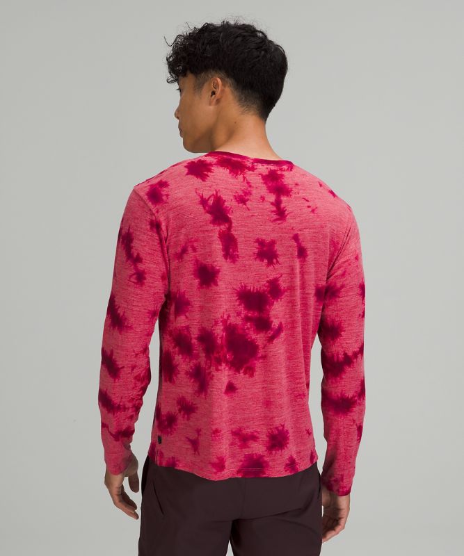 Camisa Lululemon lululemon lab Wool-Blend Tie Dye Long Sleeve Shirt Hombre Rosas | 86132-HMSB