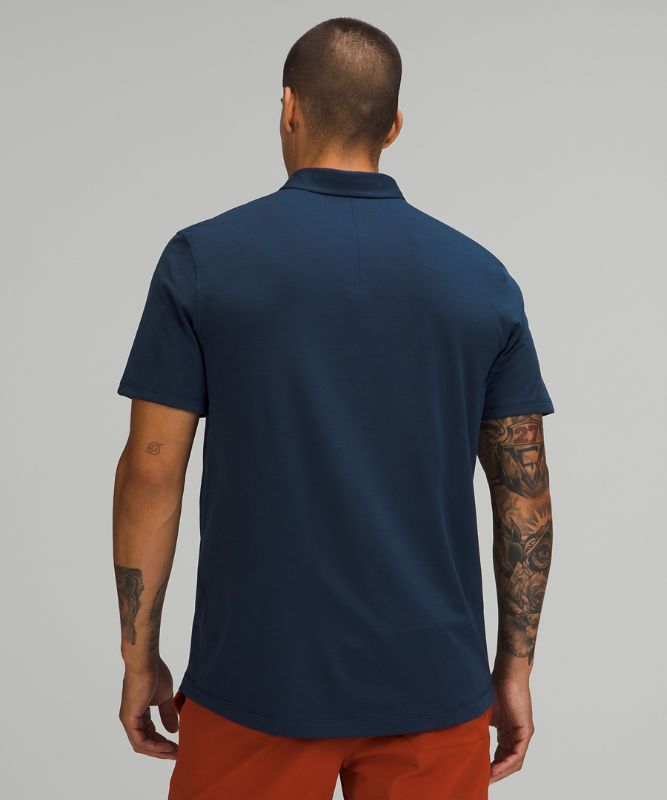 Camisa Polo Lululemon Evolution Hombre Azul Marino | 15486-XRSG