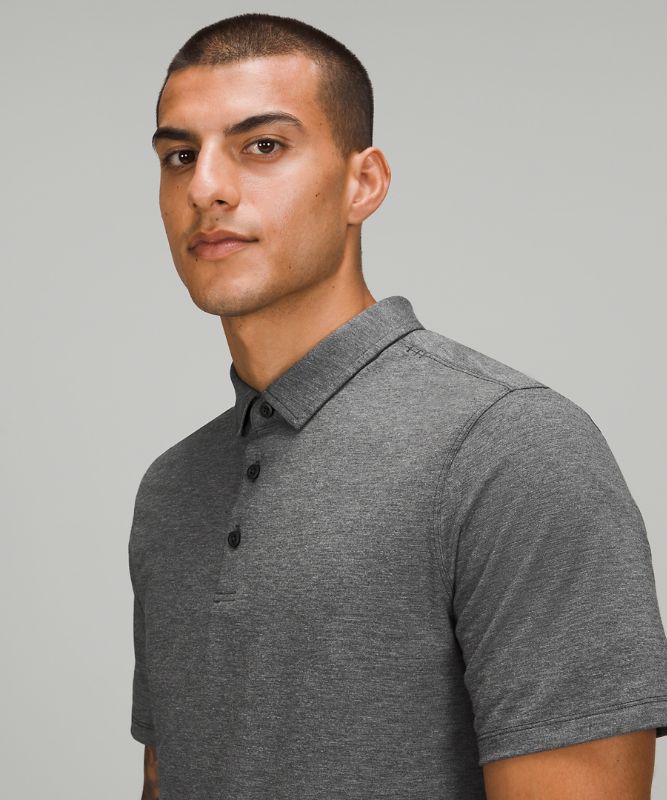 Camisa Polo Lululemon Evolution Hombre Negros | 09286-LWJE