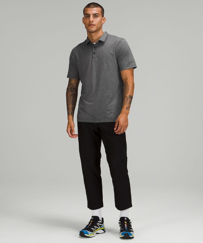 Camisa Polo Lululemon Evolution Hombre Negros | 09286-LWJE