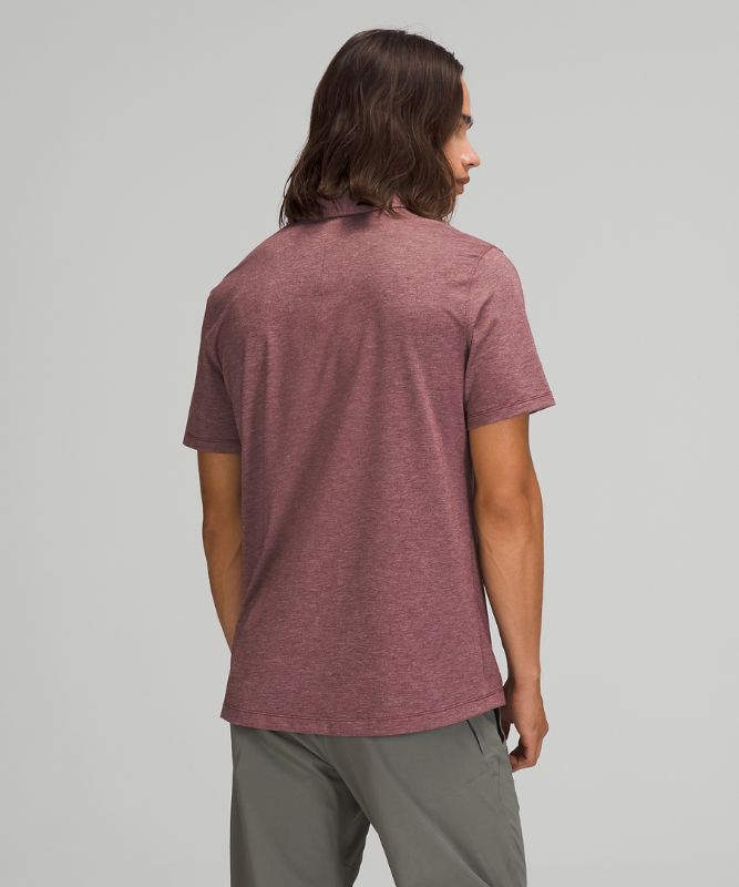 Camisa Polo Lululemon Evolution Hombre Rojos Vino | 10758-WGRO