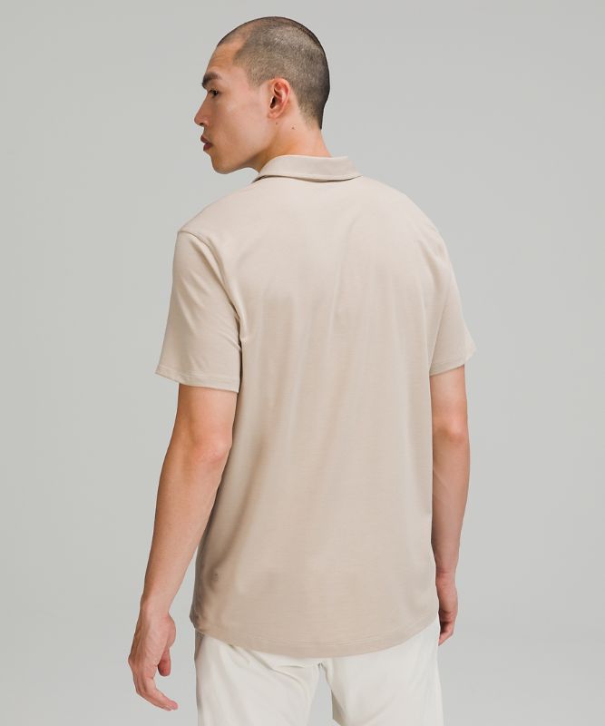 Camisa Polo Lululemon Evolution Short Sleeve Hombre Beige | 45098-NLFK