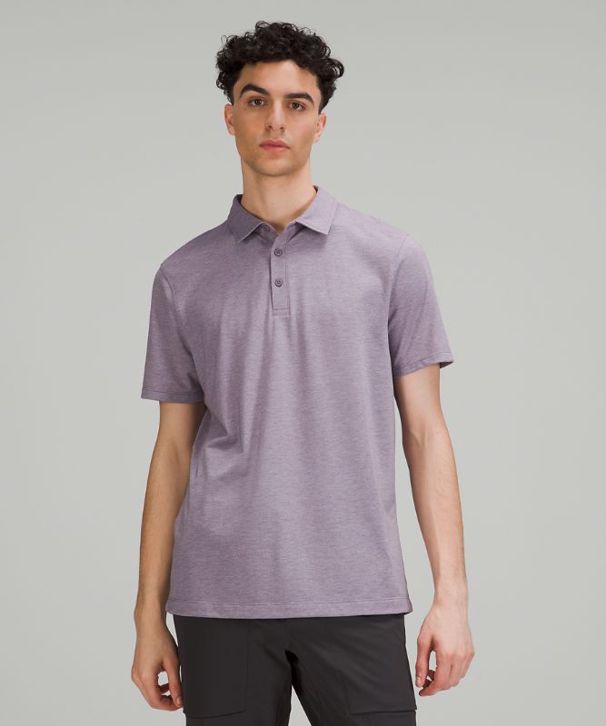 Camisa Polo Lululemon Evolution Short Sleeve Hombre Lavanda | 98631-BQAV