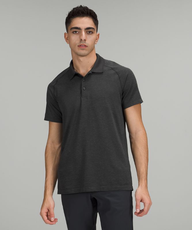 Camisa Polo Lululemon Metal Vent Tech Polo 2.0 Hombre Negros Negros | 76038-XDQS