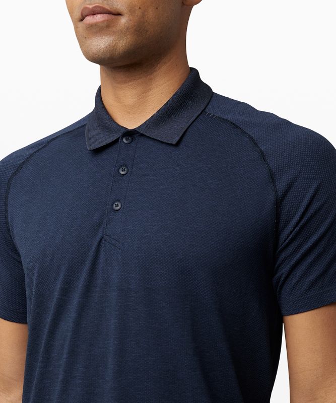 Camisa Polo Lululemon Metal Vent Tech Polo 2.0 Hombre Azules Azul Marino | 49860-TRZD