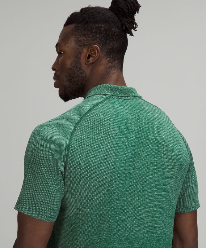 Camisa Polo Lululemon Metal Vent Tech Polo 2.0 Hombre Verde Menta Verdes | 41756-RFYX