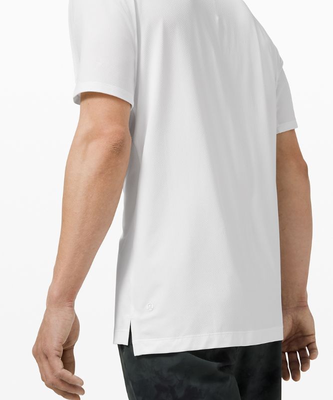 Camisa Polo Lululemon Snap Front Performance Short Sleeve Polo Shirt Hombre Blancos | 42831-IZOP