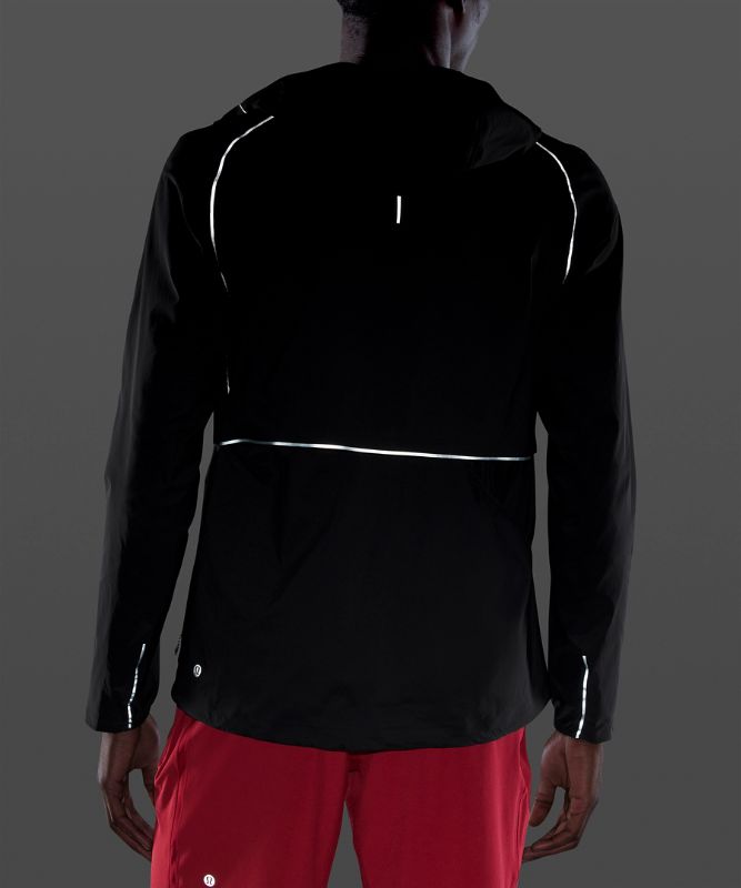 Camiseta Cortavientos Lululemon Fast and Free Windbreaker Hombre Negros | 02359-FTAP