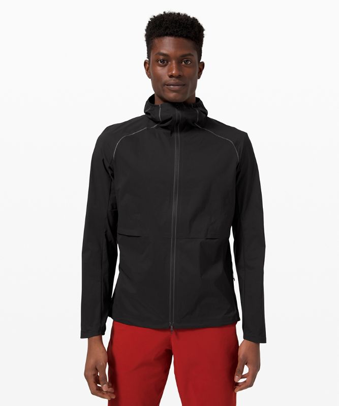 Camiseta Cortavientos Lululemon Fast and Free Windbreaker Hombre Negros | 02359-FTAP