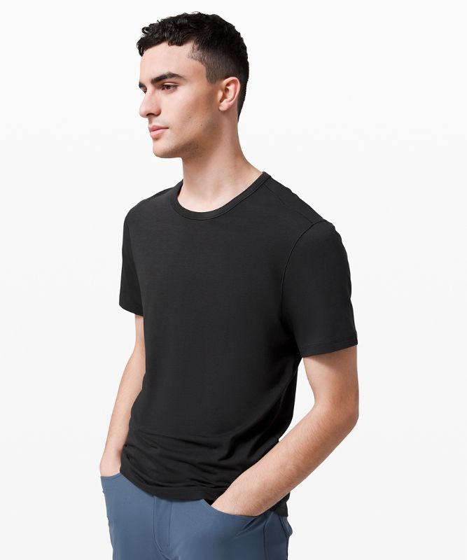 Camiseta Lululemon 5 Year Basic 2 Pack Online Only Hombre Negros Negros | 48930-LJFO