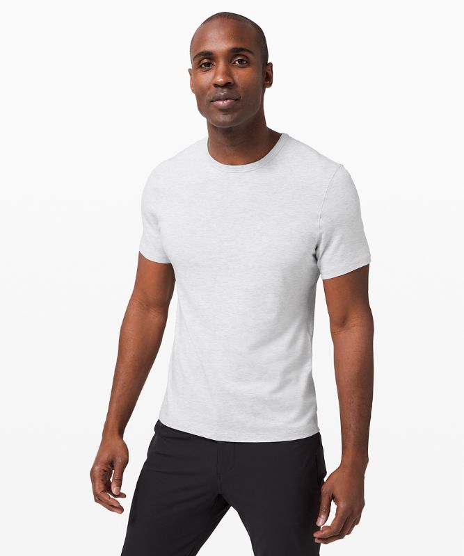 Camiseta Lululemon 5 Year Basic 5 Pack Online Only Hombre Negros Azules Grises Claro Blancos Azul Marino | 85627-RJHF