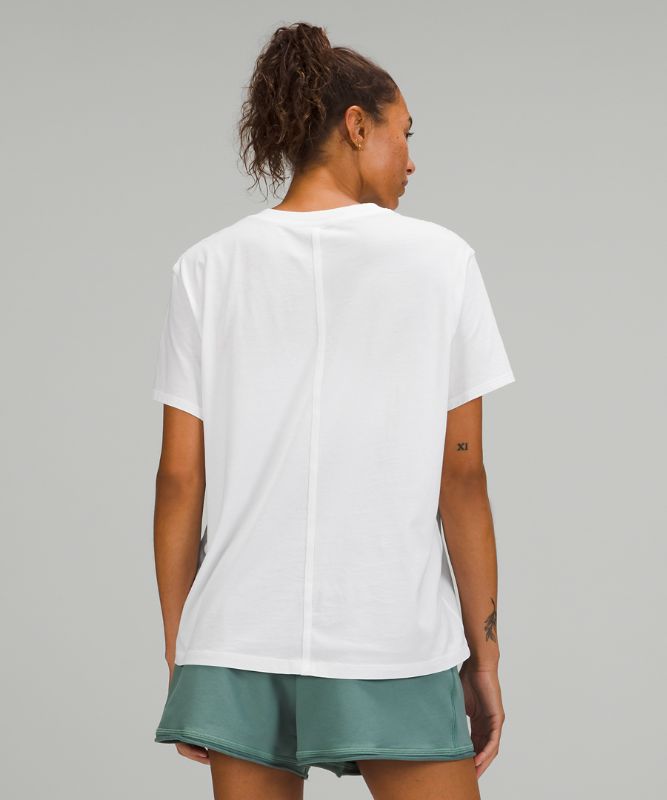 Camiseta Lululemon All Yours Tee Pima Cotton Mujer Blancos | 93601-HSAT