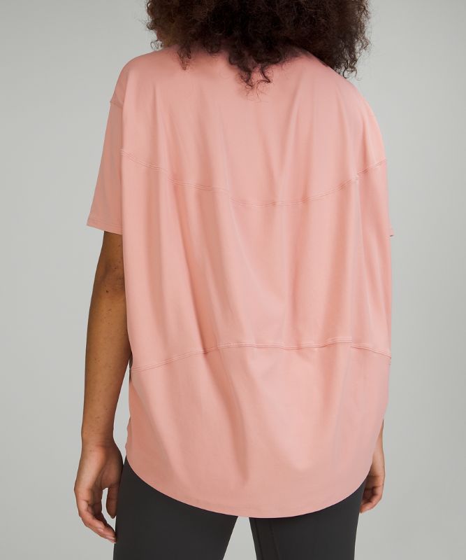 Camiseta Lululemon Back in Action Short Sleeve Nulu Mujer Rosas | 15479-ACWY