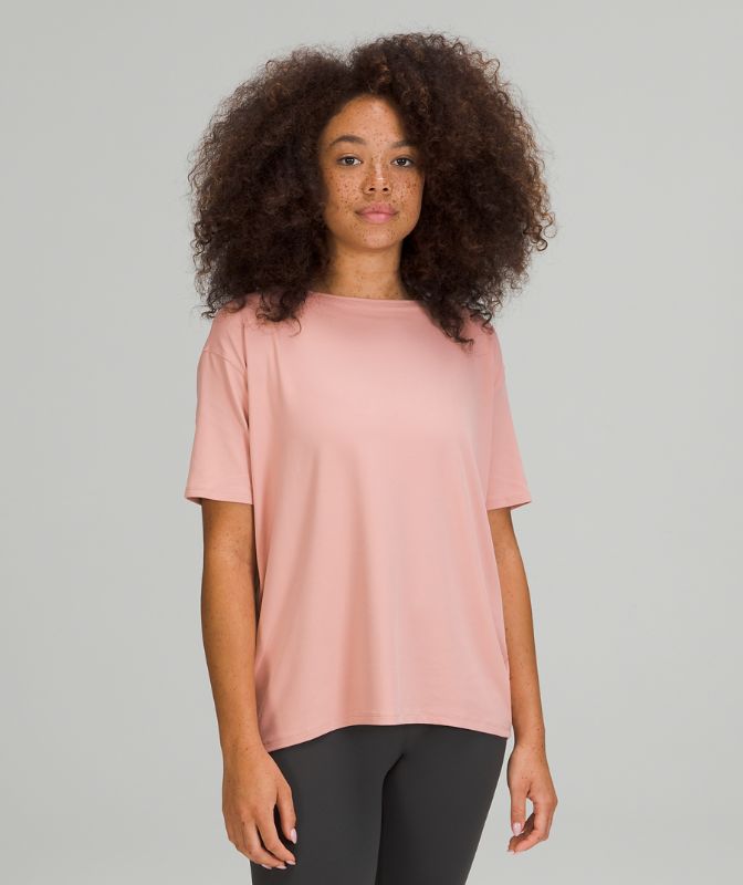 Camiseta Lululemon Back in Action Short Sleeve Nulu Mujer Rosas | 15479-ACWY