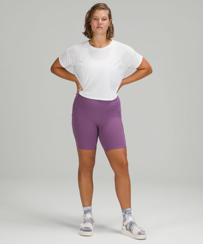 Camiseta Lululemon Cates Tee Mujer Blancos | 28634-NKQG