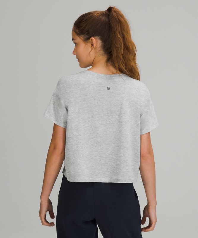 Camiseta Lululemon Cates Tee Mujer Grises Claro | 43127-QCGP