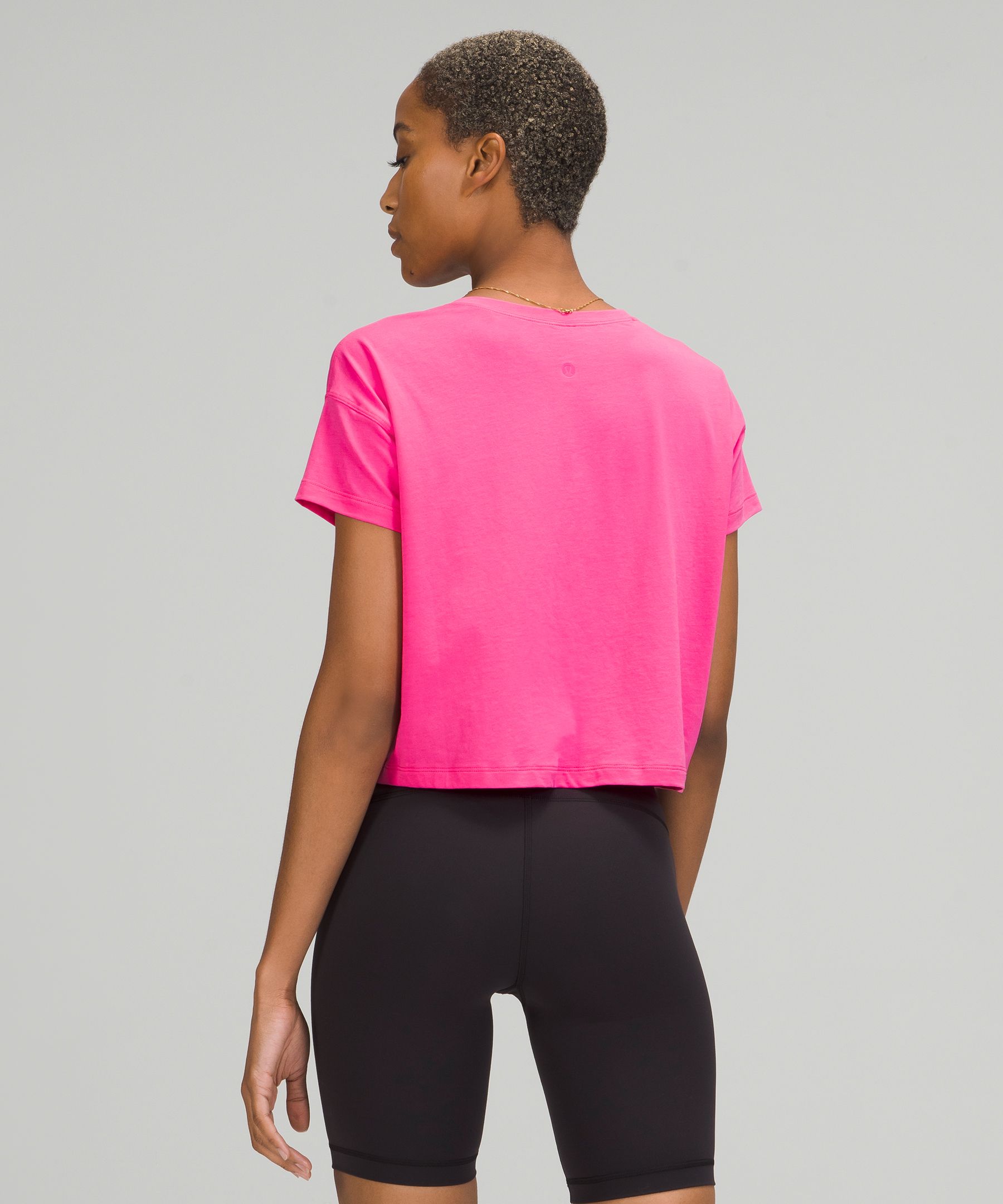 Camiseta Lululemon Cates Tee Mujer Rosas | 53712-KYBT