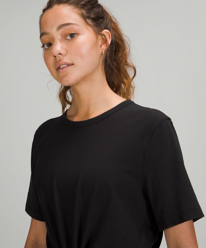 Camiseta Lululemon Crescent Online Only Short Sleeve Mujer Negros | 54279-AGYX