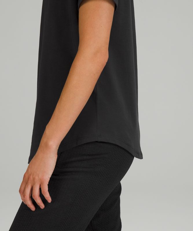 Camiseta Lululemon Love Crew Mujer Negros | 79460-UHYO