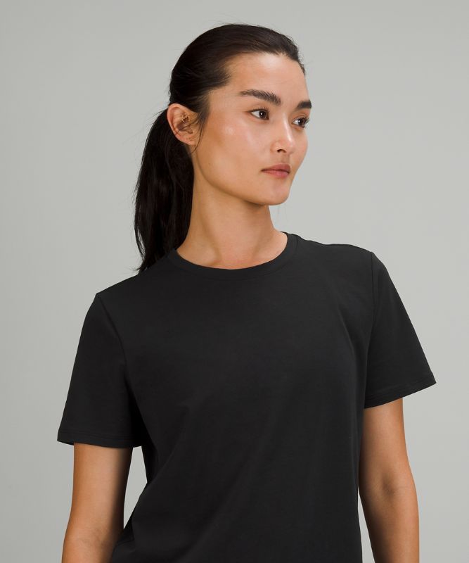 Camiseta Lululemon Love Crew Mujer Negros | 79460-UHYO