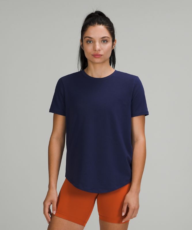 Camiseta Lululemon Love Crew Mujer Night Sea | 85074-QWJS