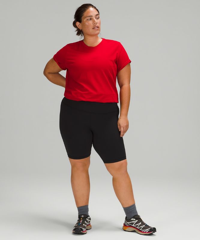 Camiseta Lululemon Love Crew Short Sleeve Mujer Rojos Oscuro | 72193-EYCR