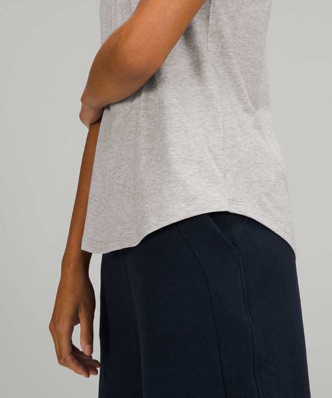 Camiseta Lululemon Love V-Neck Mujer Grises Claro | 67058-UDYN