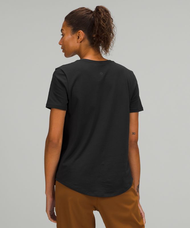 Camiseta Lululemon Love V-Neck Mujer Negros | 89653-THJG