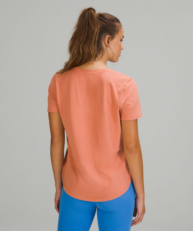 Camiseta Lululemon Love V-Neck Mujer Rosas | 74132-MRFE