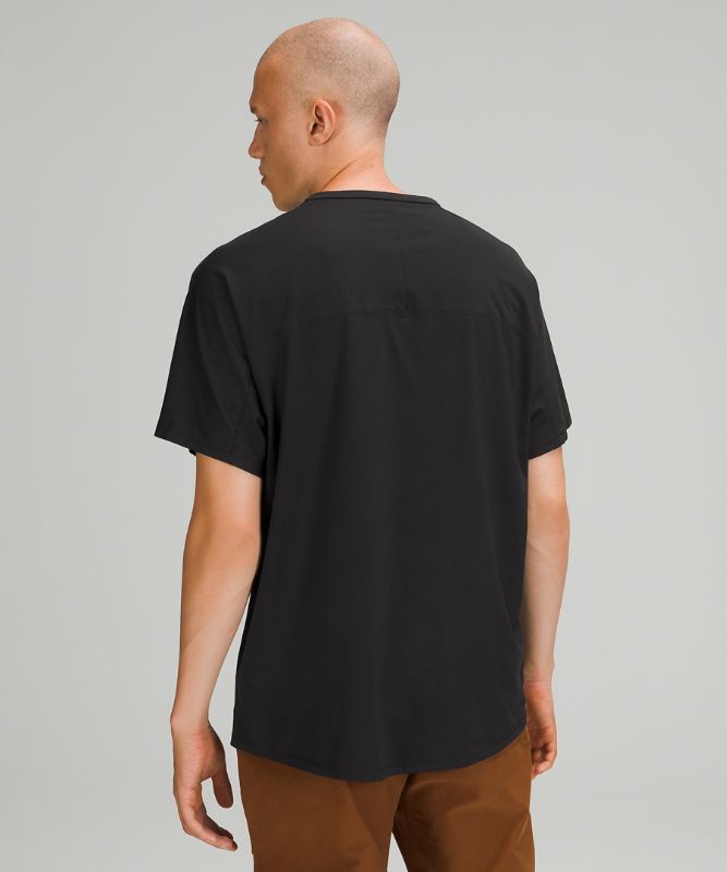 Camiseta Lululemon The Fundamental Pocket Hombre Negros | 32189-YOUC