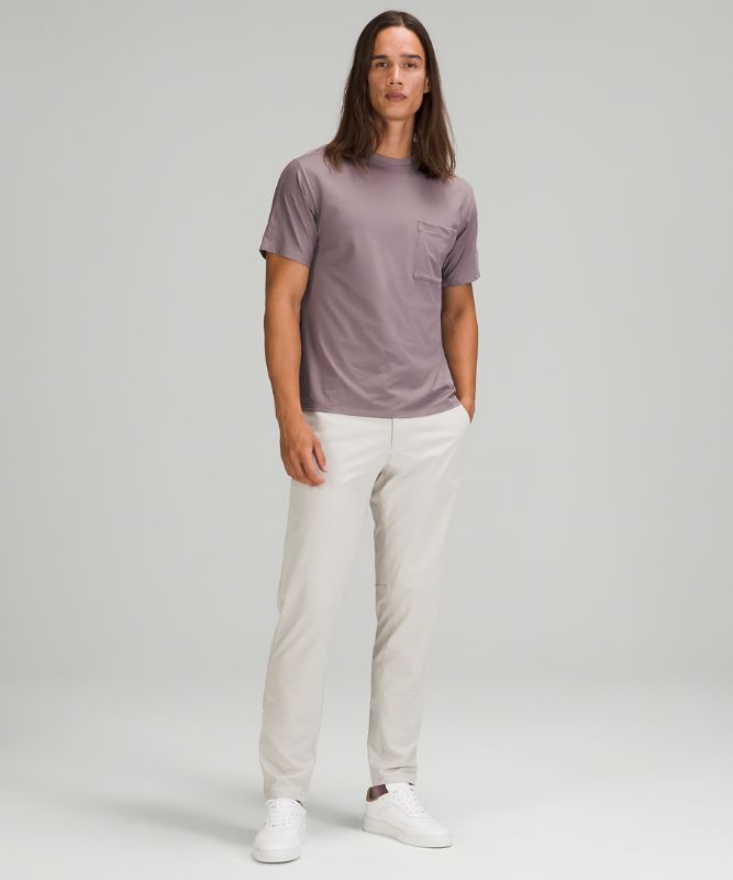 Camiseta Lululemon The Fundamental Pocket Hombre Lunar Rock | 29654-WIAZ